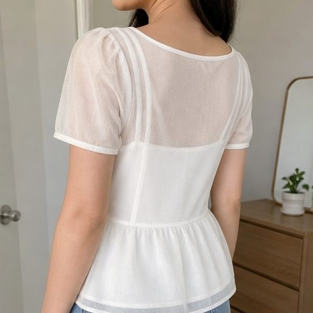 Ivory Cami Blouse - Picture 3 of 6